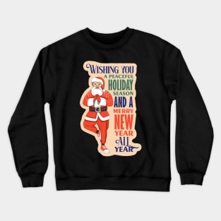 Yoga Santa Xmas Crewneck Sweatshirt